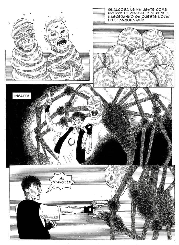 Il ragno fumetto di Ratti e Damix